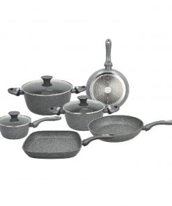 Tognana Cooking 9 Pieces  Marble Grey