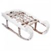 Snowed Wood Sleigh L37.5Cm