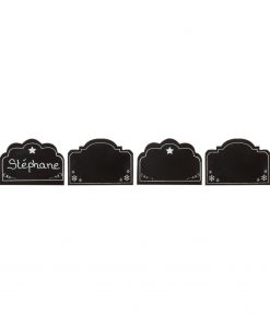 Metal Blackboard Name Hold X4