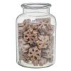 Wood Flake Into Jar Wood