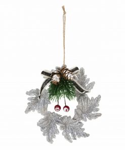 Plast Wreath Snowflake 10Cm