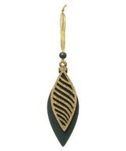 Wooden Drop Gold Hang 3Ass