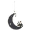 Wooden Moon Santa Hang
