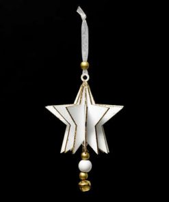 Crate Star Wood Hang Deco