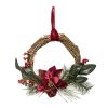 Poinsettia Wreath 38Cm Poinsettia Wreath 38Cm