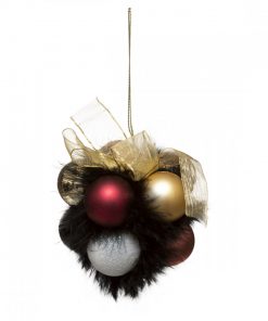 Xmas Flower Ball Decoration