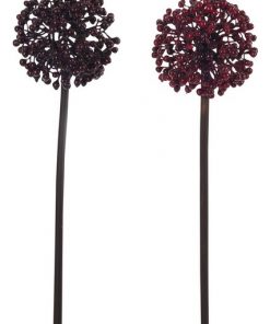 Branch Berry Ball Shiny Red/Dark Red Large 58Cm Assortment Of 2