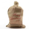 Jute Gift Bag Merry Christmas Jute Gift Bag Merry Christmas