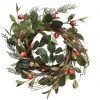 Deco Wreath Pomegranate Leaves