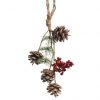 Pinecone Hanger With Berries