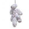 Pinecone Hanger With Snow Pinecone Hanger With Snow