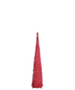 Christmas Tree Red Pull-Up - H90Xd23Cm