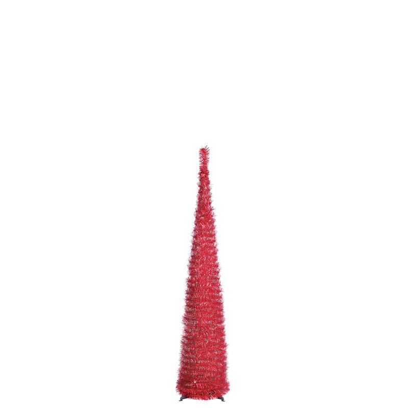 Christmas Tree Red Pull-Up - H90Xd23Cm Christmas Tree Red Pull-Up - H90Xd23Cm