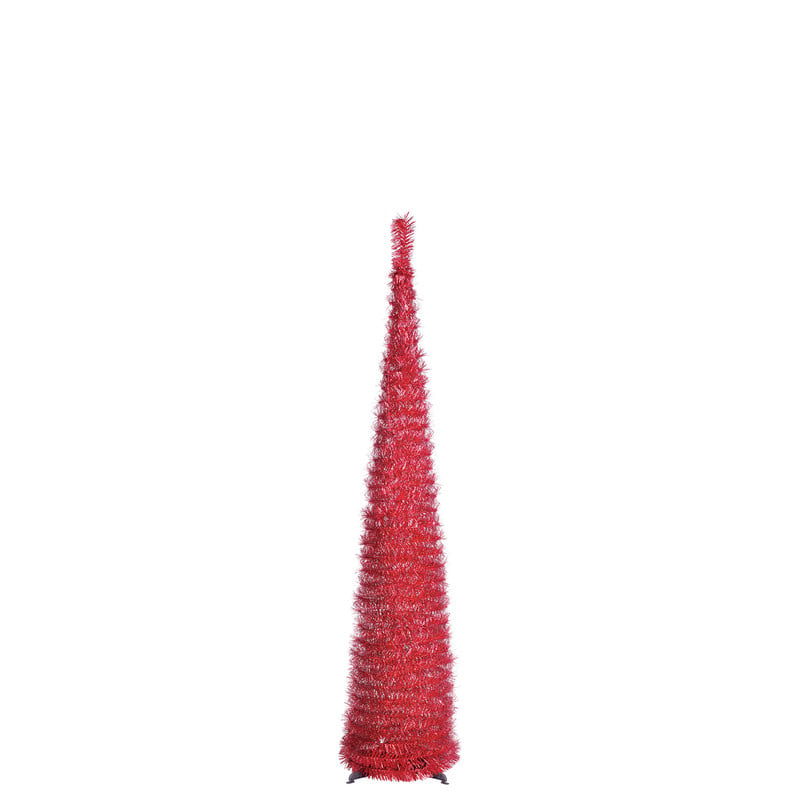 Christmas Tree Red Pull-Up - H150Xd30Cm Christmas Tree Red Pull-Up - H150Xd30Cm