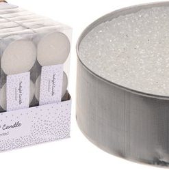 Tealight Set Of 3Pcs White