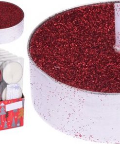 Tealight 55Mm S3 Glitter 2Ass