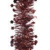 Tinsel Star Garland Shiny