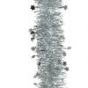 Tinsel Star Garland Shiny
