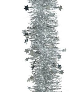 Tinsel Star Garland Shiny