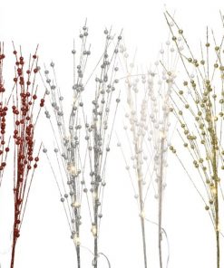 Micro Led Decorative Sprigs With Glitter
