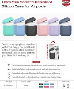 Promate Tpu Case For Aple Airpod - Silicase.Black