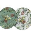 Plastic Decoration Plate Eucalyptus