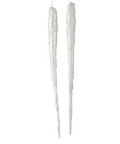 Foam Icicle With Glitter