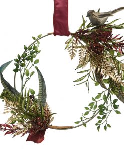 Decoration Ring Wreath With Bird