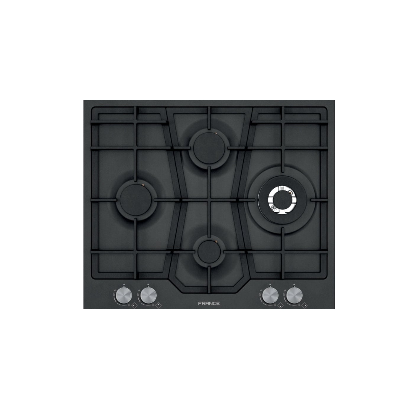 flat-hob-gaz-cooktop-black-60cm France Cooker Top 60cm