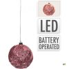 Led Ball Glass Flower 15Cm