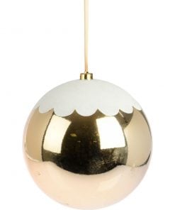 Xmas Ball 15Cm Champagne