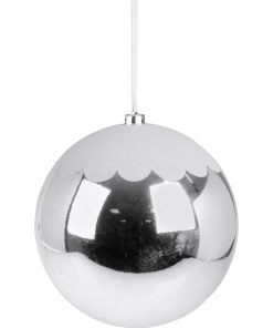 Xmas Ball 25Cm Silver