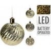 Xmas Ball With Led 15Cm Gold