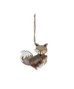 Crate Hanging Wood Fox X 2