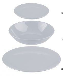 18Pcs Set Colorama Grey