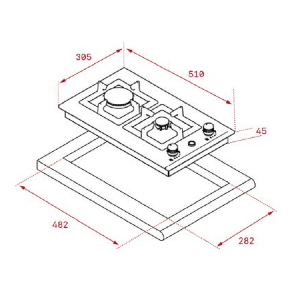 I113883-1 Teka Cooker Top 30cm