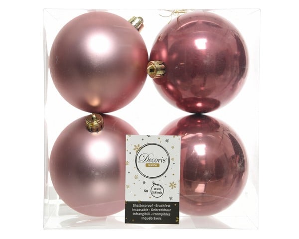 Baubles shatterproof pink Baubles shatterproof pink
