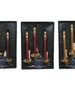 Candle Glass Champagne Glitter