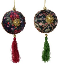 Bauble Polyester W Tassel