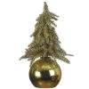 Bauble Mini Tree Snowy Gold Bauble Mini Tree Snowy Gold