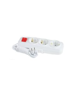 FAR F503A 3Gang Earthed Socket