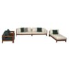 Favilla Gant Wood Set 3 + 1 + 1 + Lounge