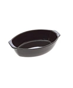 Grey Ceramic Oval Dish 28 X 17