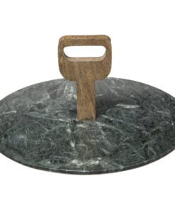 Presentation Plate Green Marble D 30