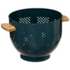 Metal Strainer 4.5 L Blue