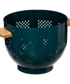 Metal Strainer 4.5 L Blue