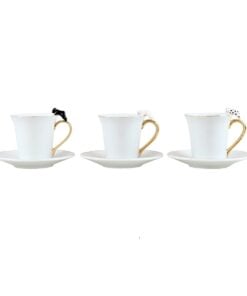 Alternative view of Set of 3 Cups With Saucer Wildlife