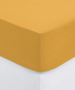 Fitted Sheet Ocher 140X190