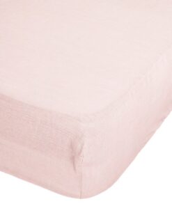 Fitted Sheet 100 Lin Pink 160X200
