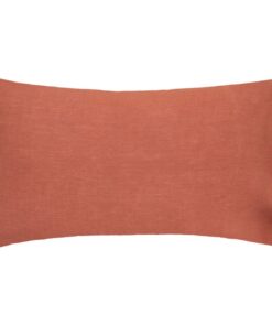 Pillow Case 100 Lin Terracotta 50X70